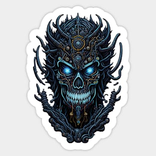 Cyborg Heads S03 D86 Sticker